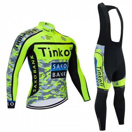 Tenue Maillot M/L + Collant à Bretelles 2020 Tinkoff N001